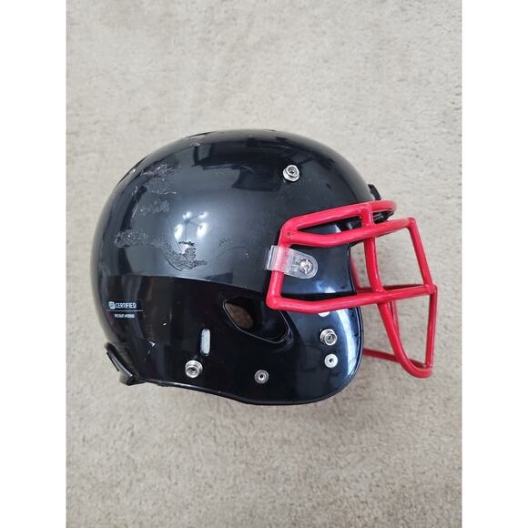 Schutt A-11 Football Helmet Matte Black Youth size Medium 2021yr #32 - Picture 4 of 6